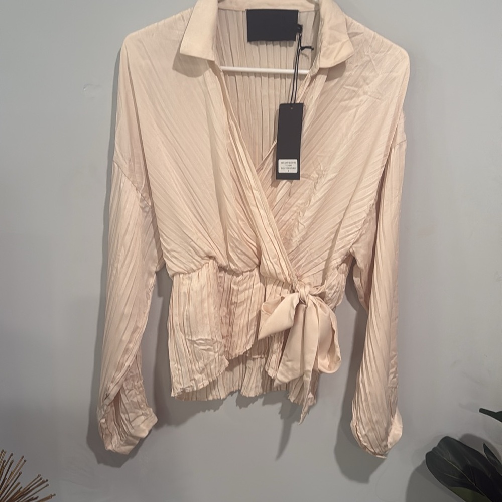 Elegant Cream Wrap Skirt by Vionnet - Picture 2 of 5